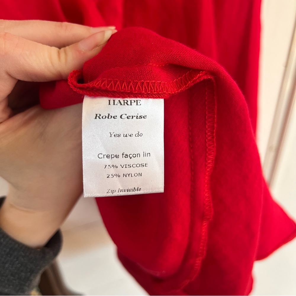 Designer Red Dress - Picture 4 of 11